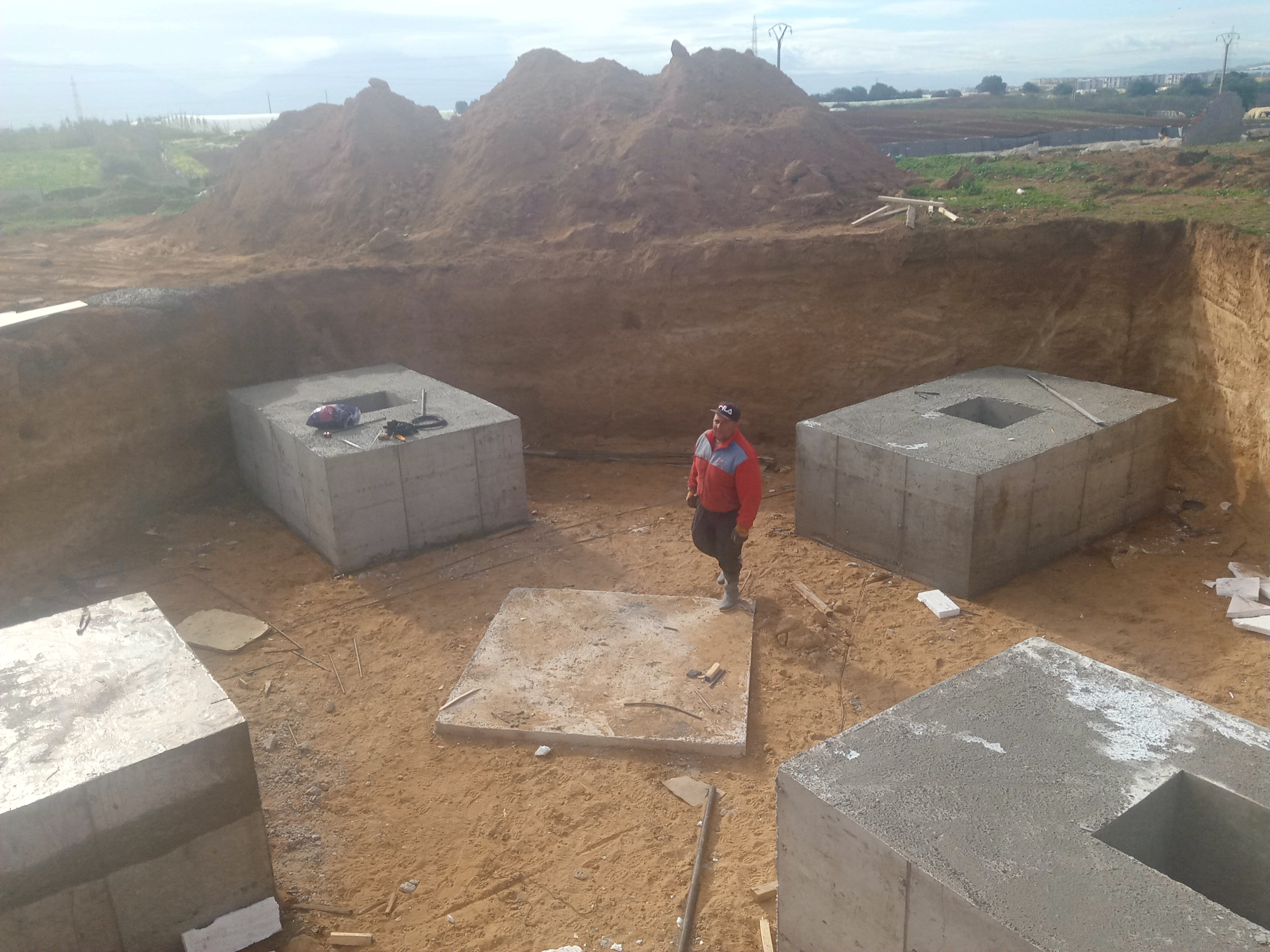 instalation socle grue