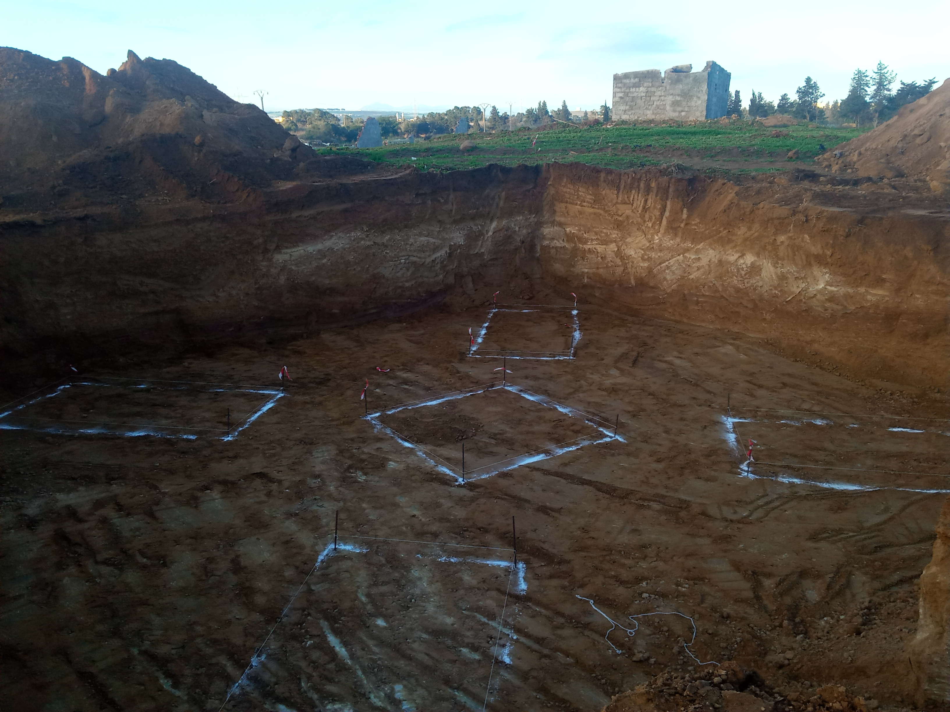 instalation socle grue