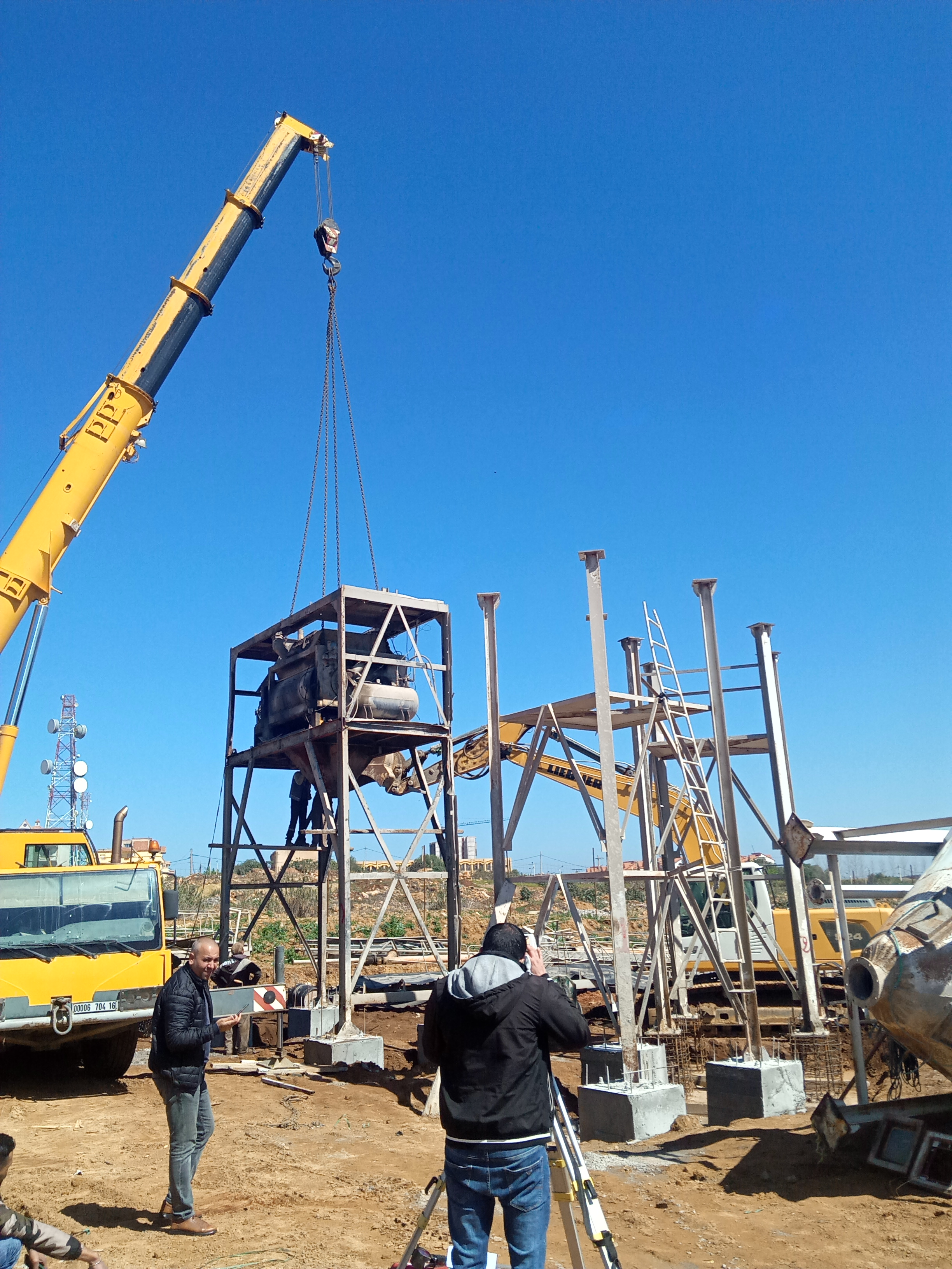 instalation central a beton