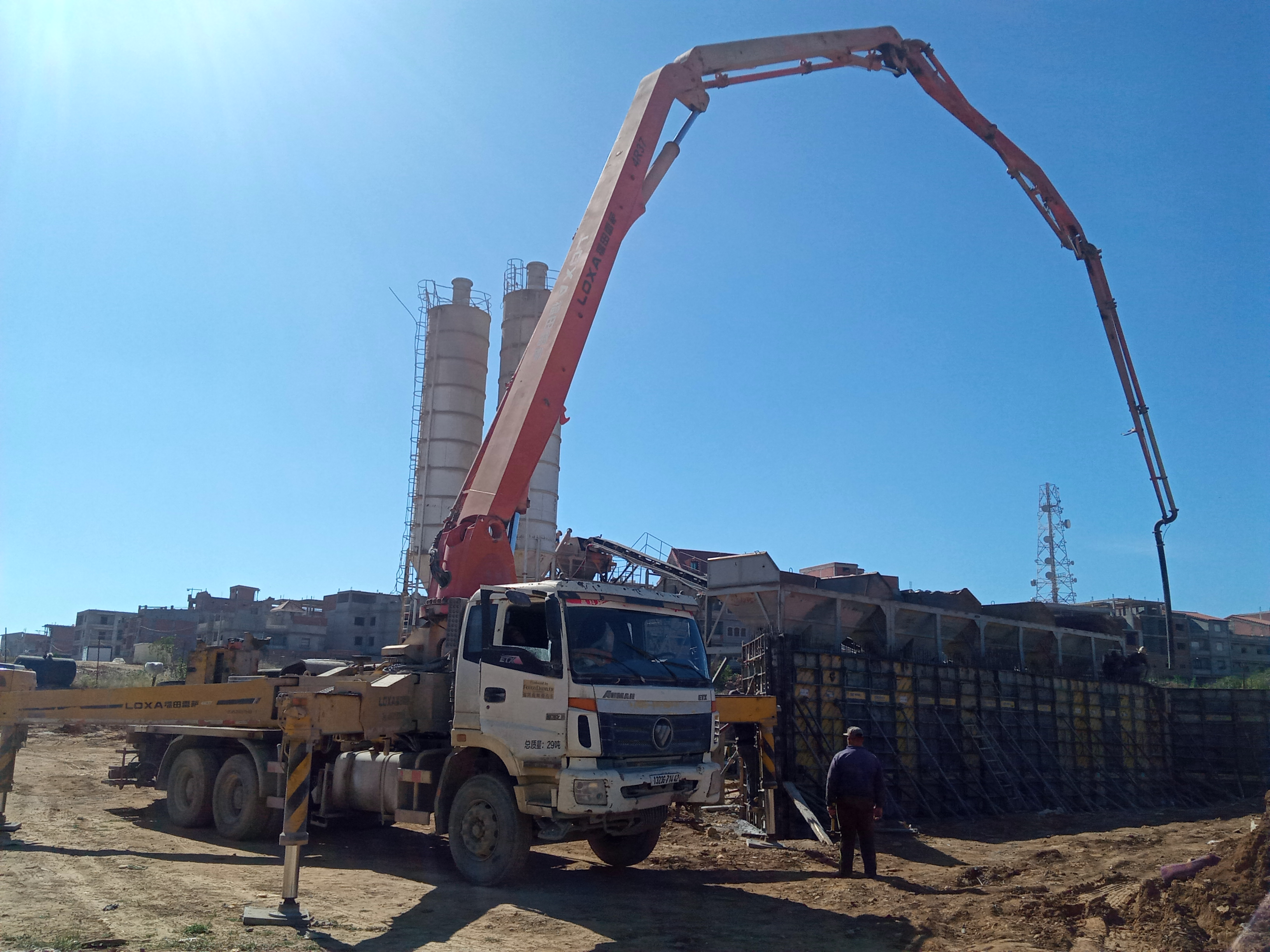 instalation centrale a beton